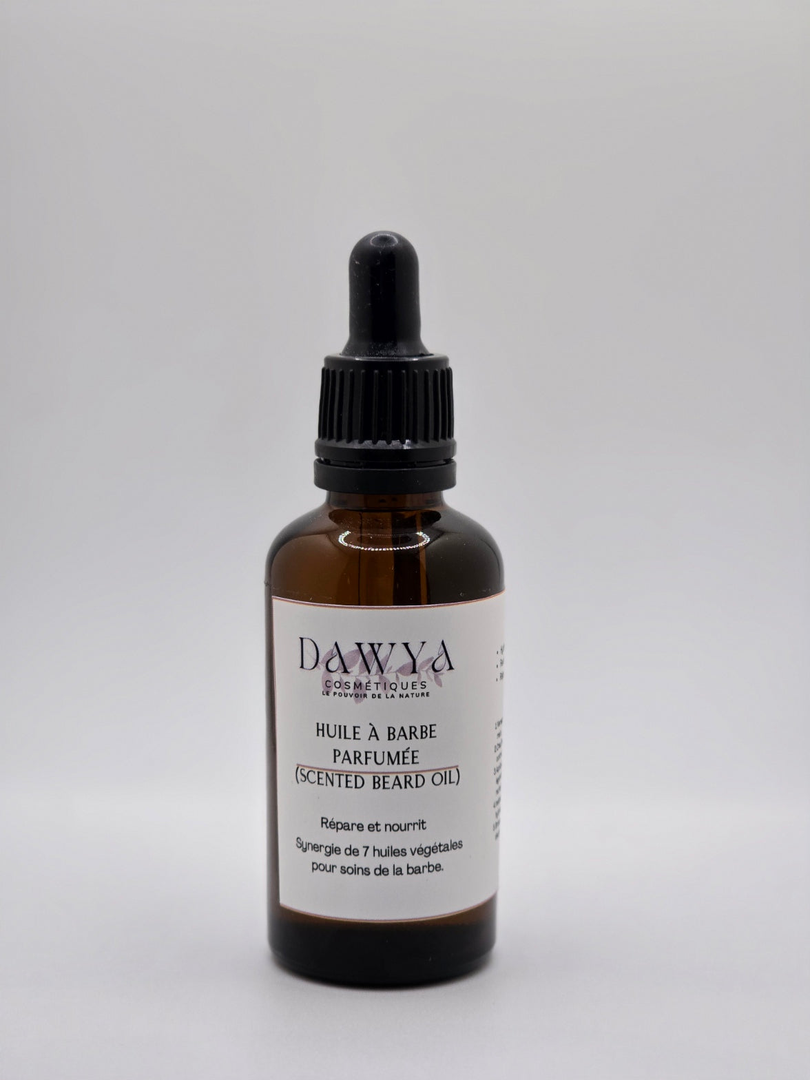 🖤 Huile à Barbe Purifiante & Parfumée Oud