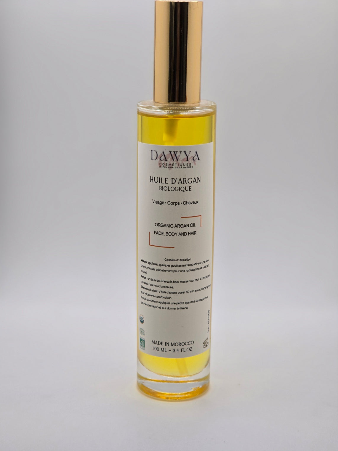 Huile d’Argan Bio – 100 ml