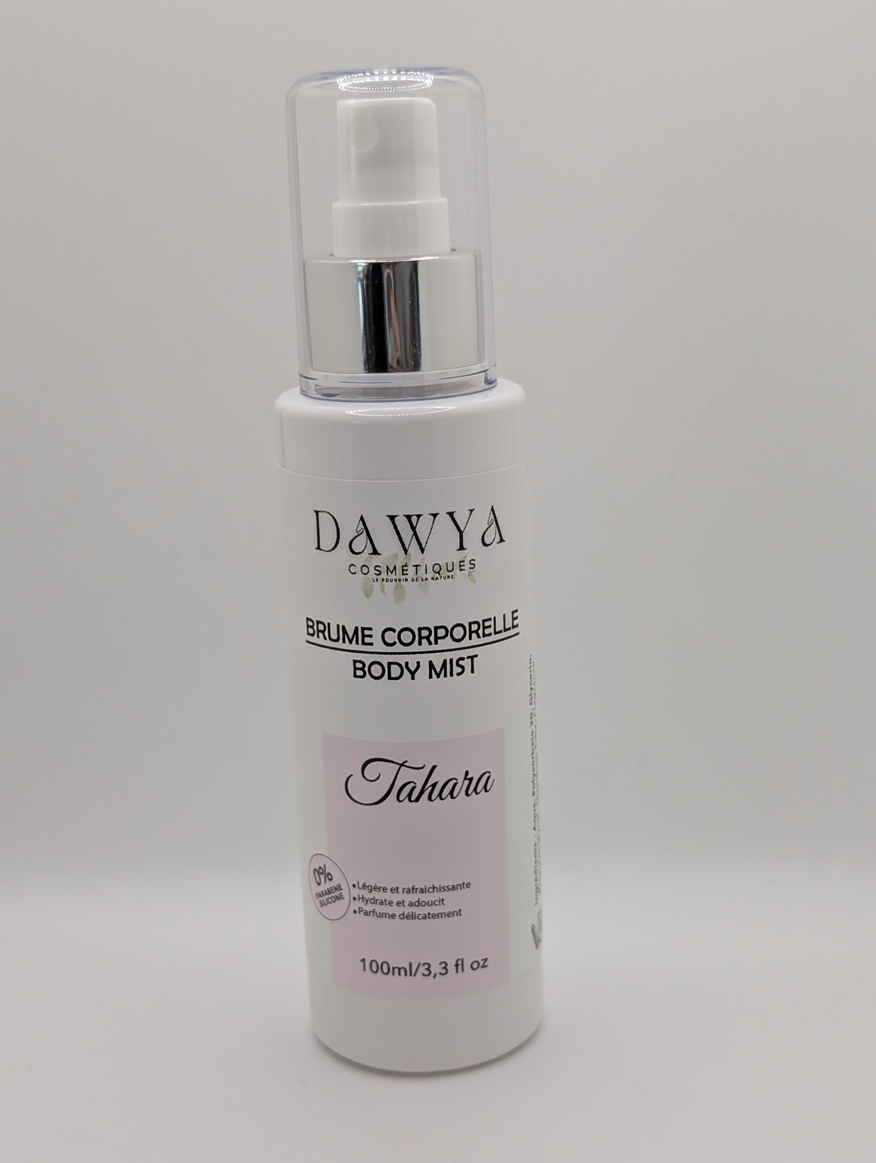 🤍 Brume Corporelle Tahara – Douceur, Pureté & Parfum Envoûtant